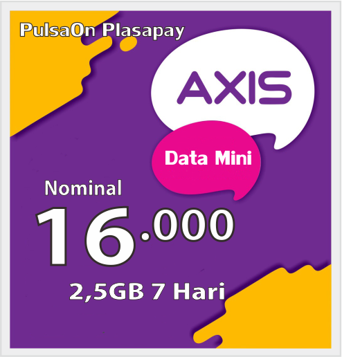 Paket Internet Axis Data Mini - Mini Axis 2,5GB 7 Hari