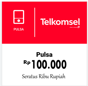 Produk Admin 1 PULSA TELKOMSEL REGULAR - TELKOMSEL ADM-MBS REGULER 100.000