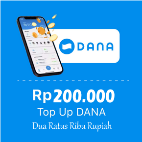 Produk Admin 1 TOPUP DANA - Dana 200.000
