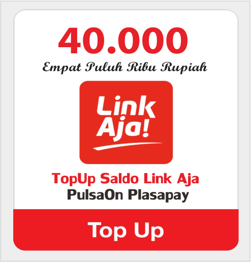 Produk Admin 1 TOPUP LINKAJA - SALDO LINKAJA 40.000