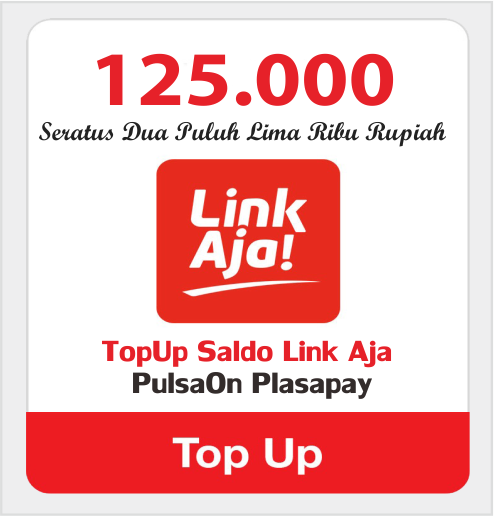 Produk Admin 1 TOPUP LINKAJA - SALDO LINKAJA 125.000