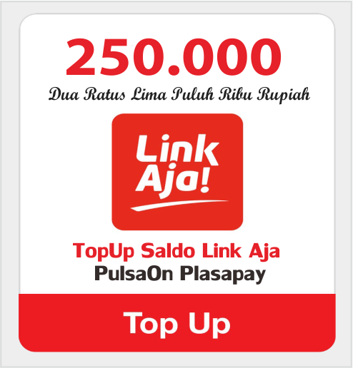 Produk Admin 1 TOPUP LINKAJA - SALDO LINKAJA 250.000