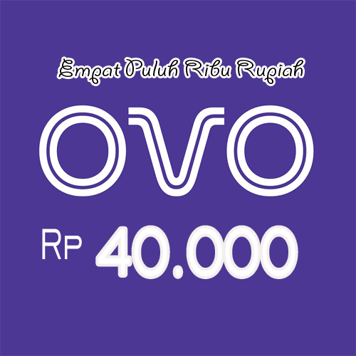 Produk Admin 1 TOPUP SALDO OVO ADMIN 1500 - TOPUP SALDO OVO 40.000