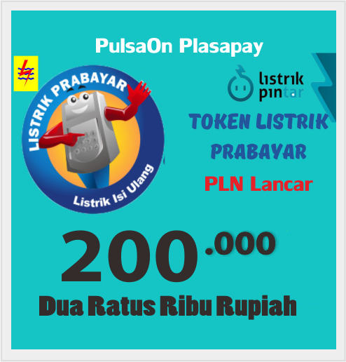 Produk Admin 2 Pulsa PLN Lancar - PLN Lancar 200.000