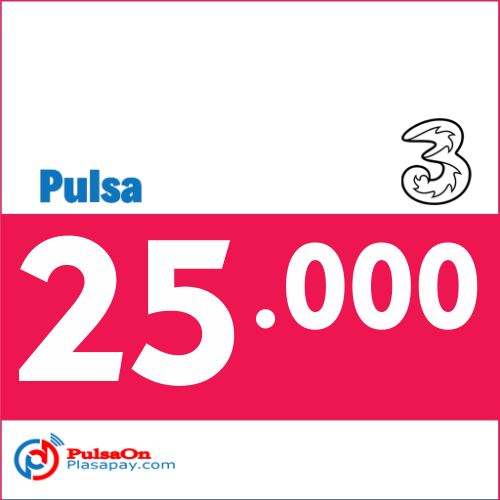 Pulsa PULSA TRI - THREE REGULER 25.000
